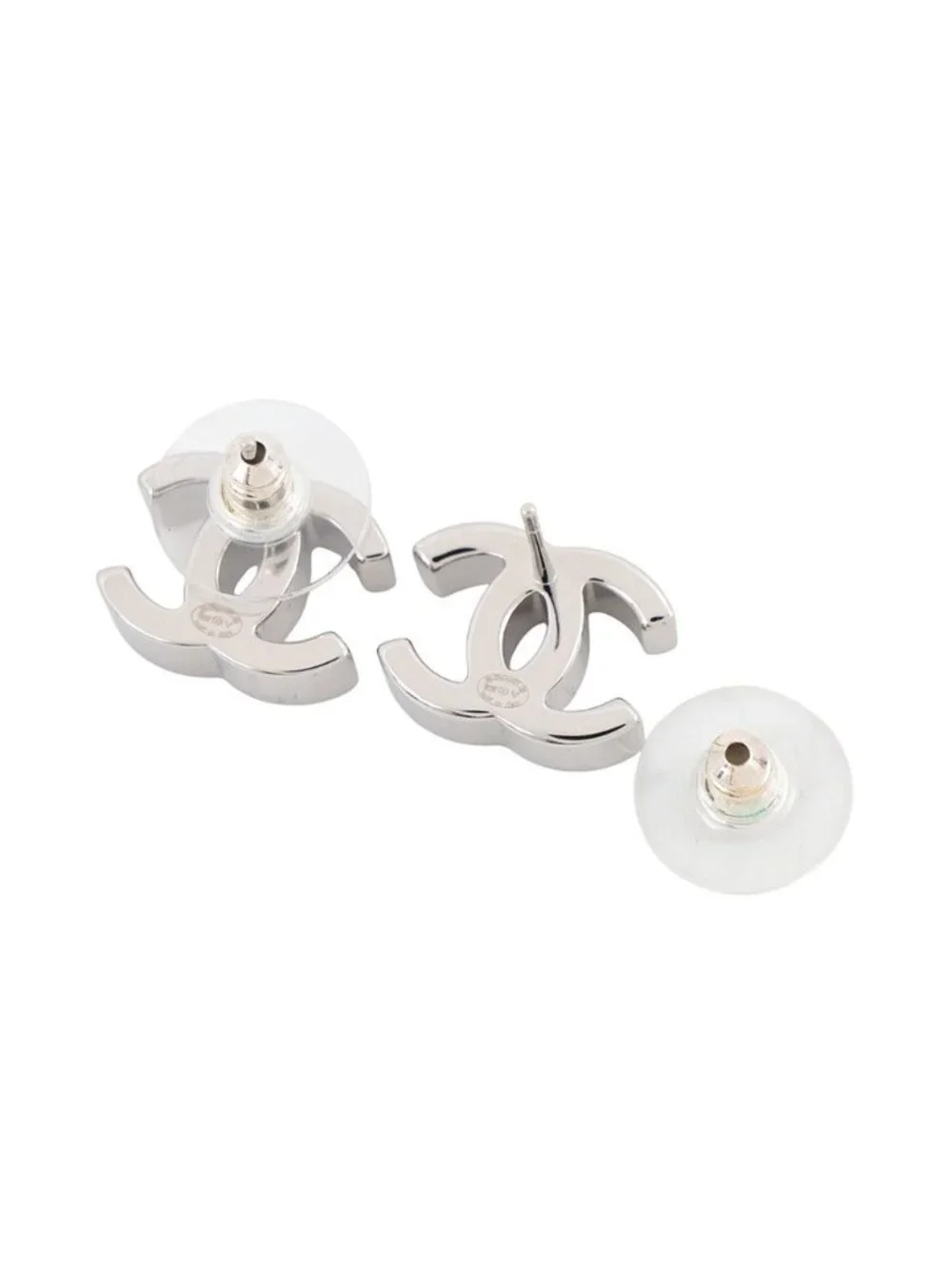 Chanel Earrings CC Logo Rhinestone 26